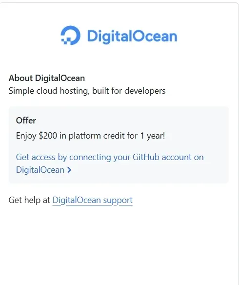 DigitalOcean 申请 1